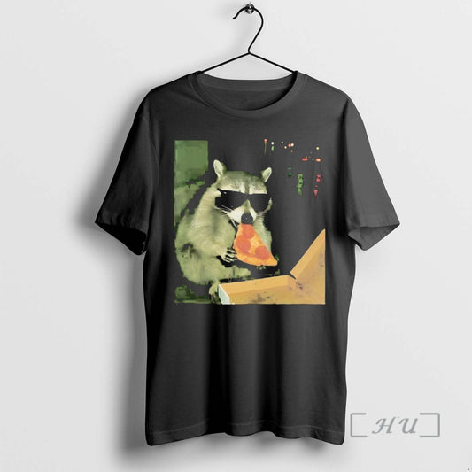 Trending Raccoon Sunglasses Eating Pizza T-Shirts, Hoodie, Sweatshirt | WearSparks.com