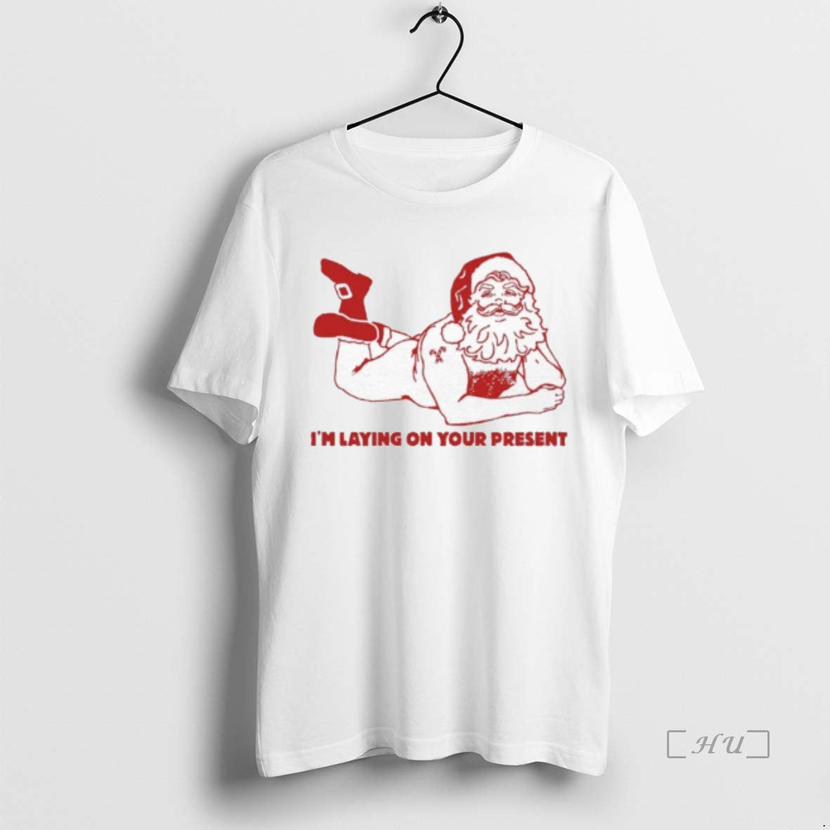 Trending Santa Clause Im Laying On Your Present T-Shirts, Hoodie, Sweatshirt | WearSparks.com