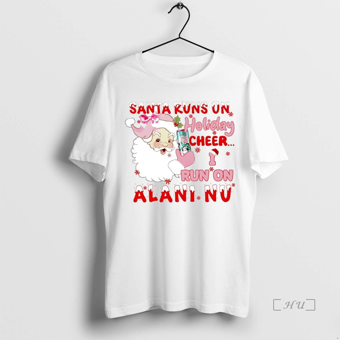 Trending Santa Runs On Holiday Cheer I Run On Alani Nu Christmas Premium T Shirts Hoodie, Sweatshirt | WearSparks.com
