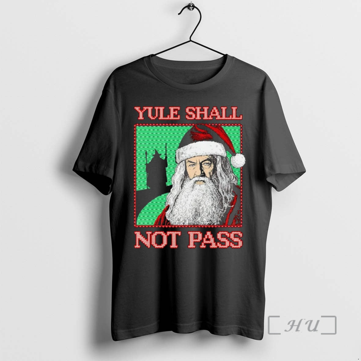 Trending Santa Yule Shall Not Pass Christmas T-Shirts, Hoodie, Sweatshirt | WearSparks.com