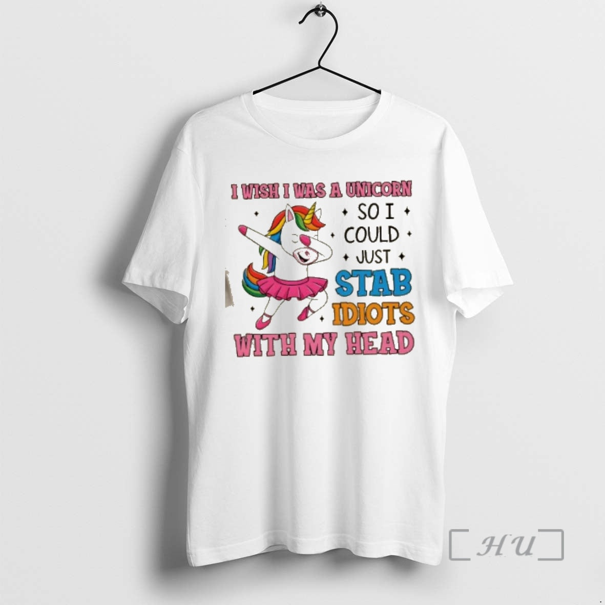 Trending Unicorn Dabbing I Wish I Was A Unicorn So I Could Just Stab Idiots T-Shirts, Hoodie, Sweatshirt | WearSparks.com