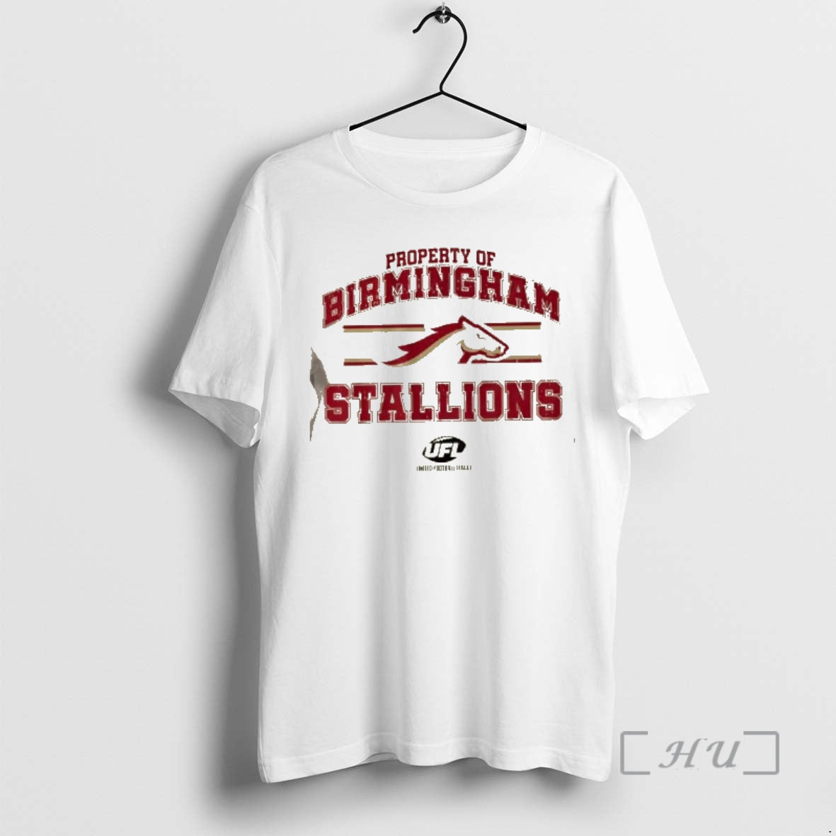 Trending United Football League Property Of Birmingham Stallions T-Shirts, Hoodie, Sweatshirt | WearSparks.com
