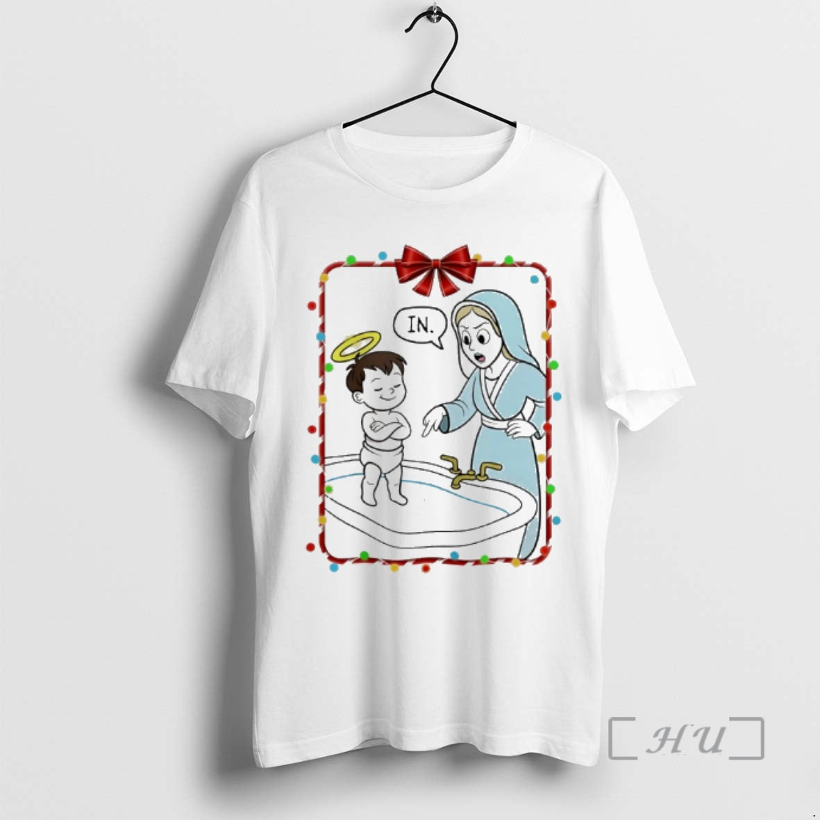 Trending Virgin Mary Christmas Get In The Tub T-Shirts, Hoodie, Sweatshirt | WearSparks.com