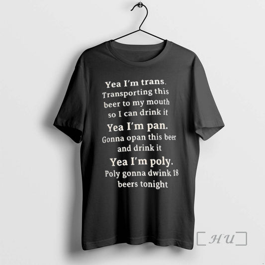 Trending Yea Im Trans Yea Im Pan Yea Im Poly T-Shirts, Hoodie, Sweatshirt | WearSparks.com