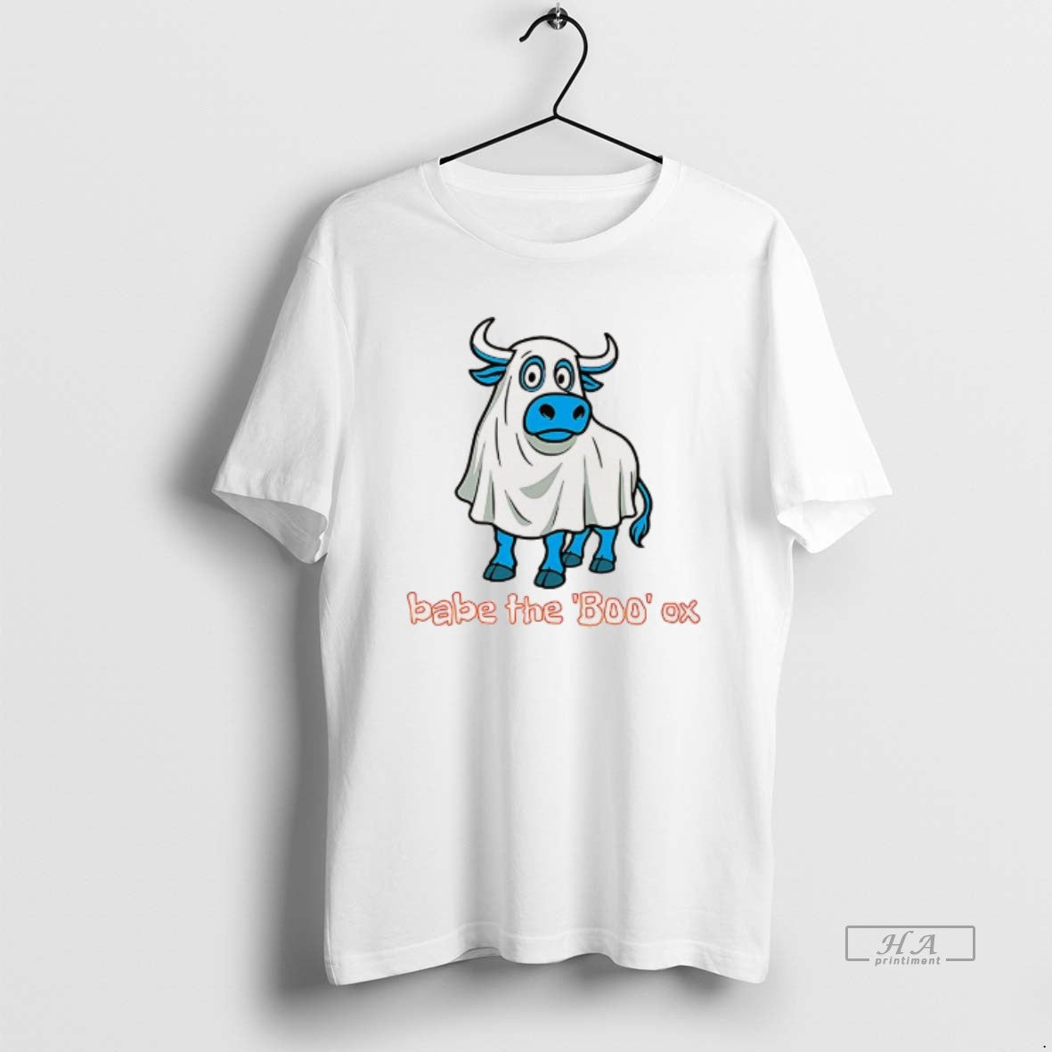 Trendy Babe The Boo Ox Ghost Cow Halloween