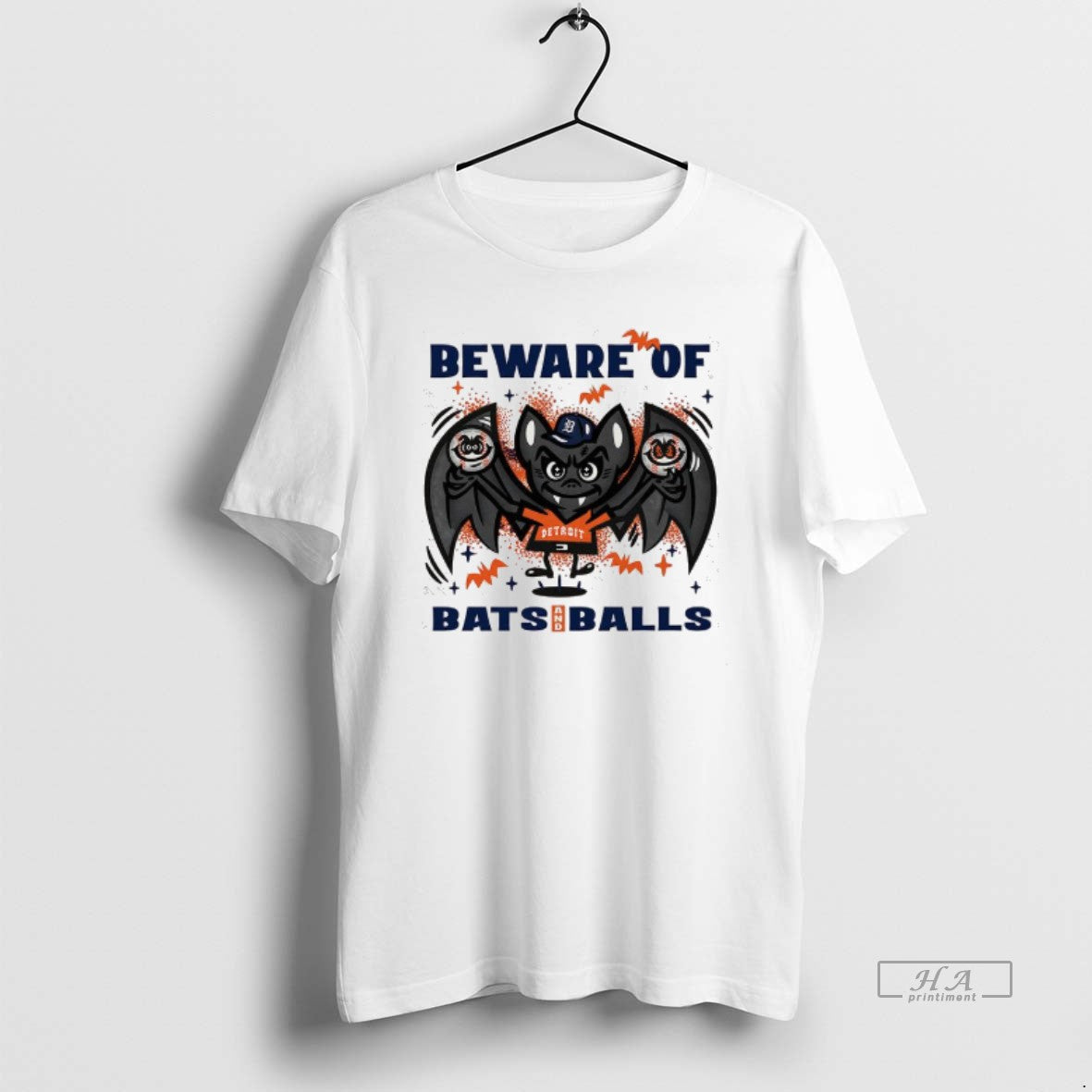 Trendy Detroit Tigers Baseball Beware Of Bats And Balls Halloween