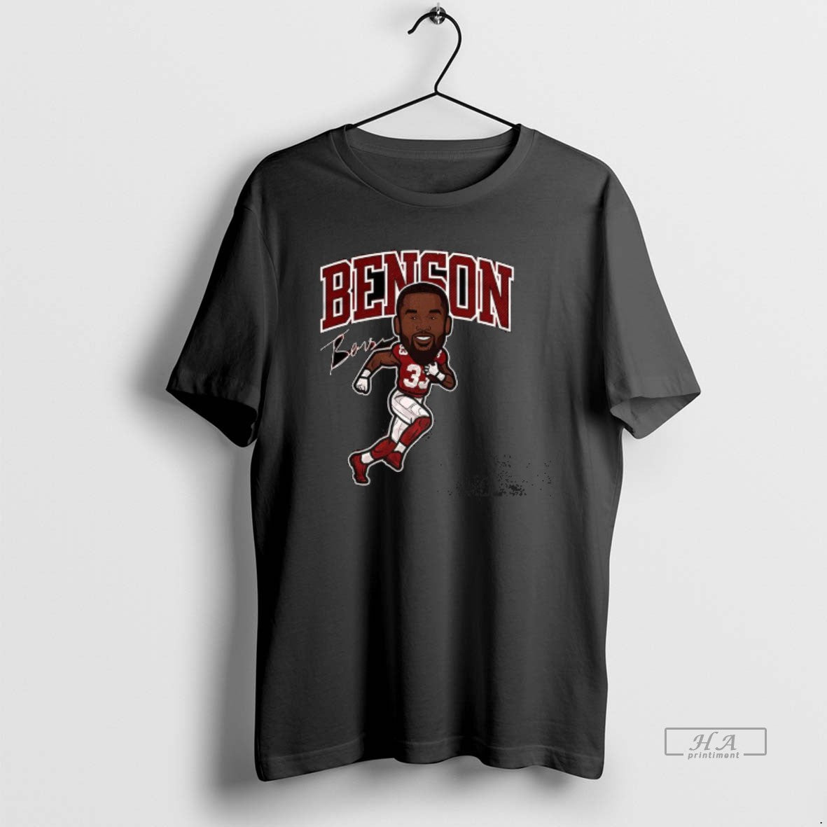 Trendy Trey Benson Arizona Cardinals Baseball Caricature Signature