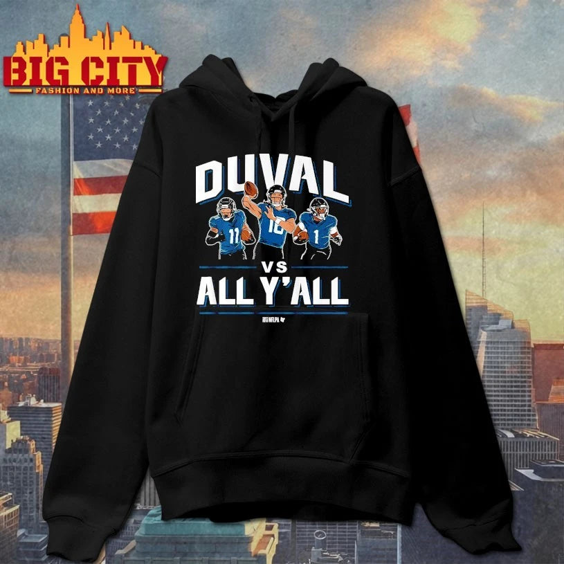 Trevor Lawrence, Travis Etienne, &amp; Parker Washington Duval Vs. All Y’all shirt