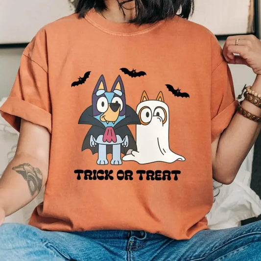Trick or Treat Shirt, Spooky Season Shirt, Fall Tshirt, Halloween Shirt Hoodie, Sweatshirt | WearSparks.com