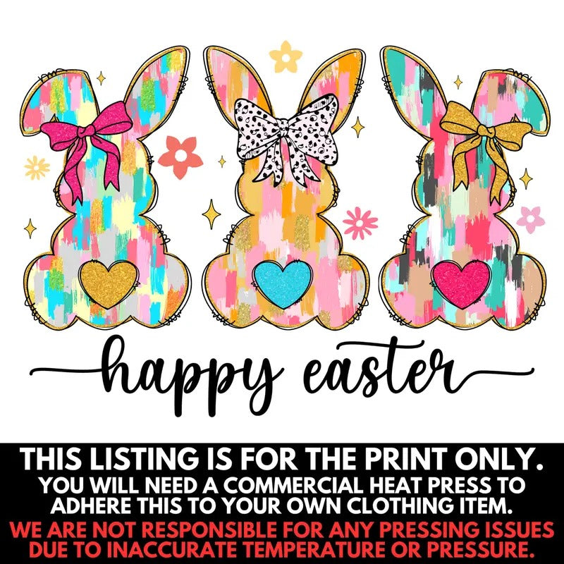 Triple Brushstroke Bunnies Print - PRINT ONLY 'NLB' T-Shirts, Hoodie, Sweatshirt | WearSparks.com