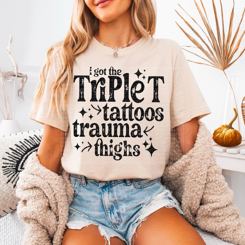 Triplet DTF Transfers - THIS IS NOT A SHIRT Hoodie, Sweatshirt | WearSparks.com