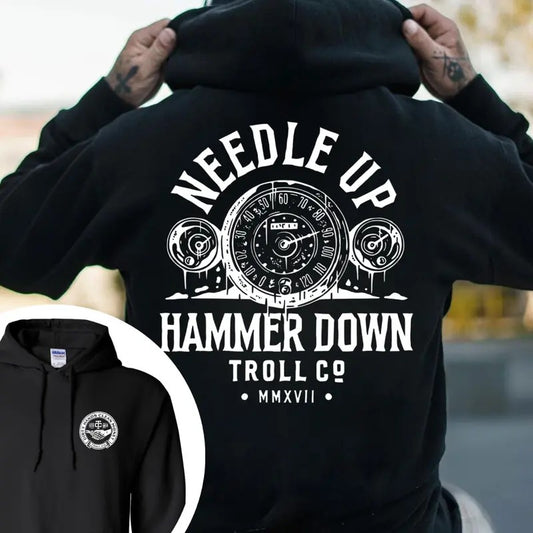 Troll Co Work Needle Up Hammer Down T-shirt - Crewneck Sweatshirt