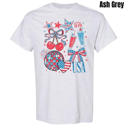 True American Collage Gildan Short Sleeve T-Shirt 'NLB' Hoodie, Sweatshirt | WearSparks.com