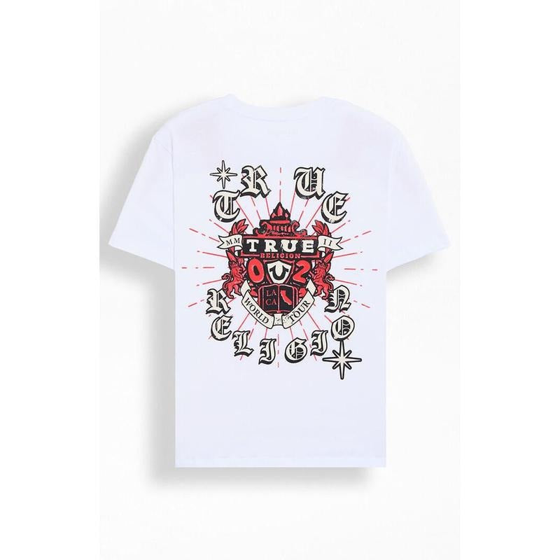 True Religion Men's Shining Crest T-Shirt - Multicolor Hoodie, Sweatshirt | WearSparks.com