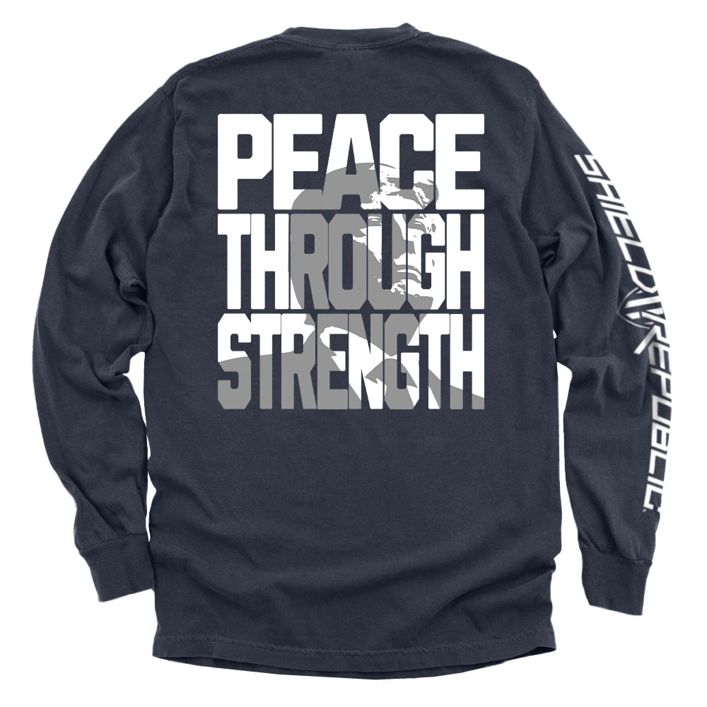 Peace Through Strength T-Shirts, Hoodie, Sweatshirt | WearSparks.com (Image 5)