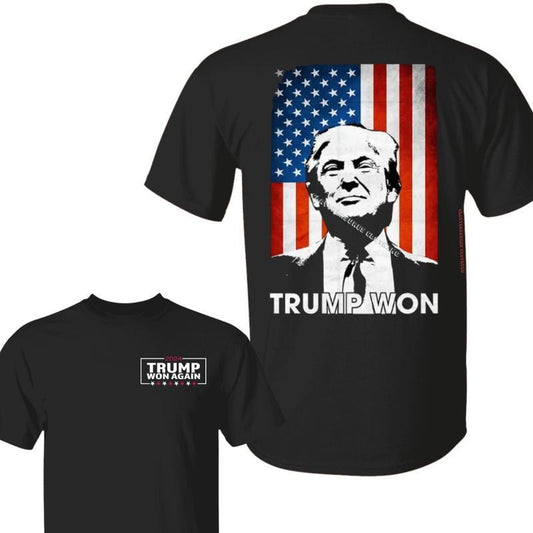 Trum Won Again 2024 TShirt, Trum Won 47th President Shirt, After Election 2024 Shirt, RepubIlican Shirt, Gift for Trum...
