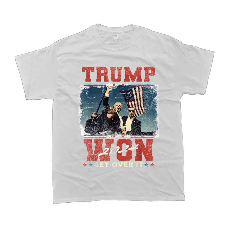 Trumm Won 2024 T-Shirt - Unisex Style Tee - 100% Cotton - Menswear, T-shirt Hoodie, Sweatshirt | WearSparks.com