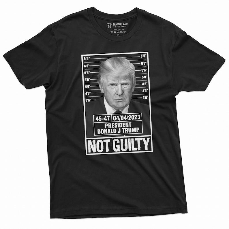 Trump  Photo T-shirt Not Guilty 45-47 President Tee shirt  sweater Hoodie, Sweatshirt | WearSparks.com