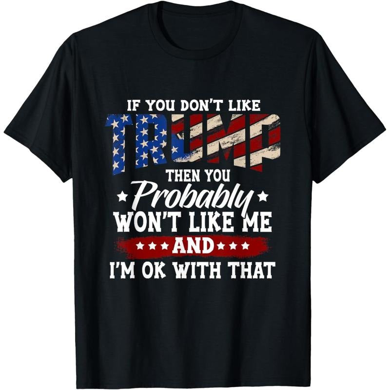 Trump 2024 American Flag 4th of July Trump 2024 T-Shirt made in usa Hoodie, Sweatshirt | WearSparks.com