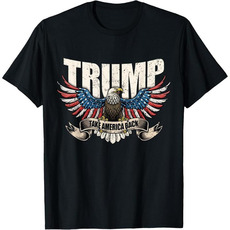 Trump 2024 Flag Take America Back Men Women Donald Trump T-Shirt made in usa Hoodie, Sweatshirt | WearSparks.com