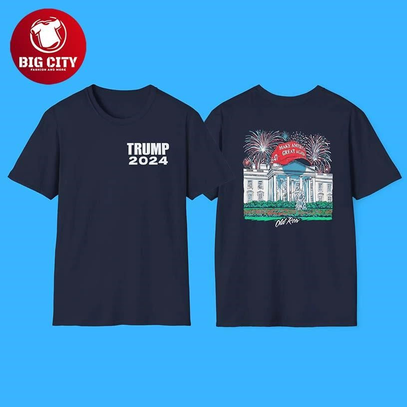 Trump 2024 White House Two Sided Shirt