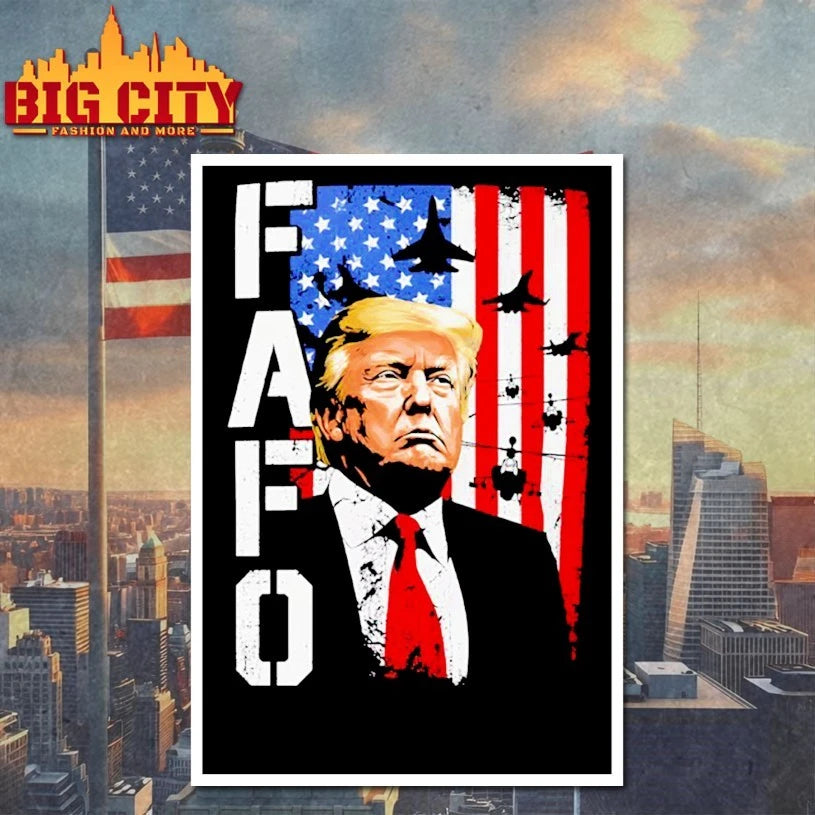 Trump Fafo American Flag shirt
