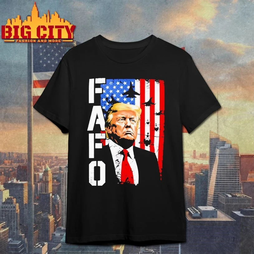Trump Fafo American Flag shirt