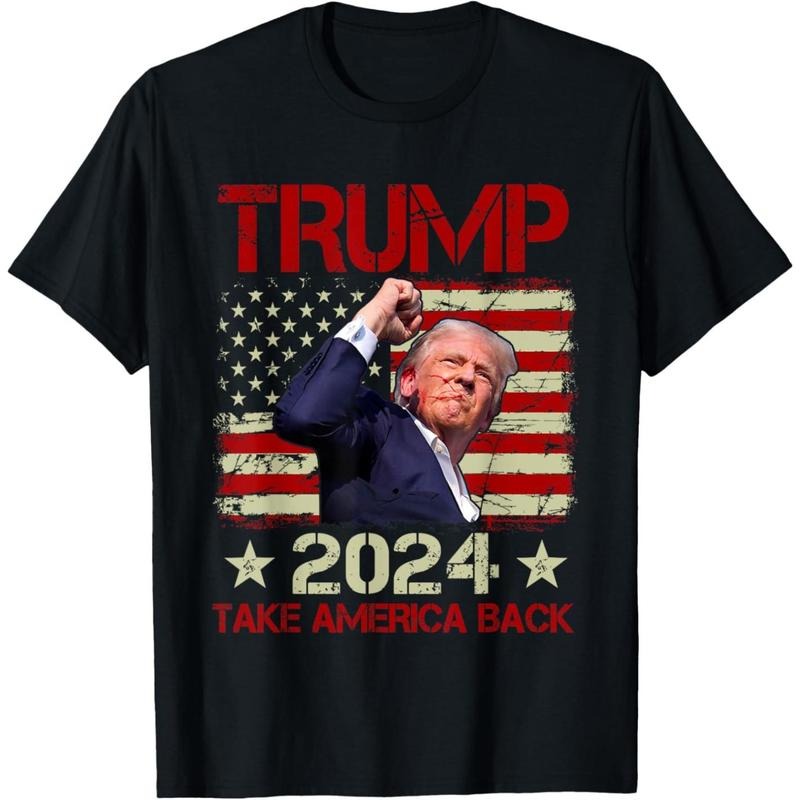 Trump Fist Pump Shot At Trump 2024 Trump Survives Rally T-Shirt.made in usa Hoodie, Sweatshirt | WearSparks.com