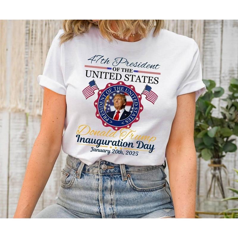Trump Inauguration Day 2025 Shirt, 47th US Inauguration Shirt, Trum Vance 2025 Inauguration Shirt, Memorabilia 2025 Shirt...