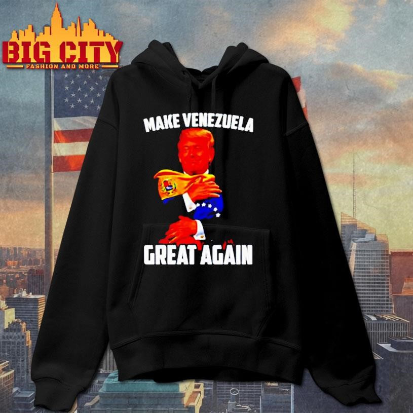 Trump Make Venezuela Great Again Venezuela Flag Caricature Shirt
