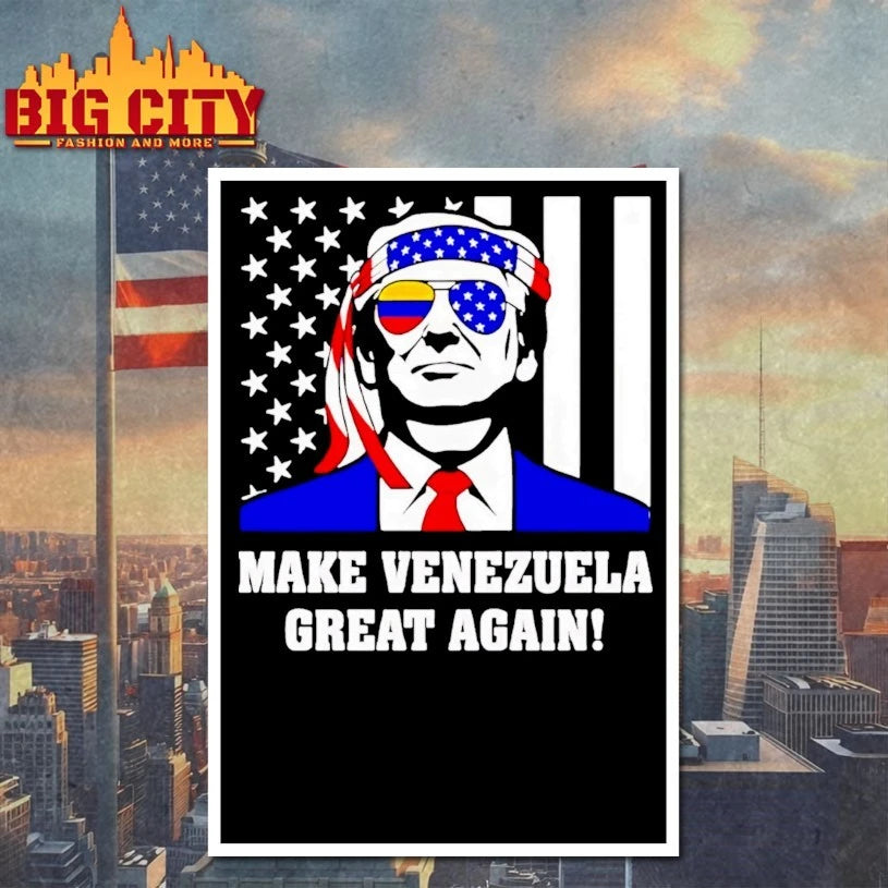 Trump Make Venezuela Great Again flag shirt