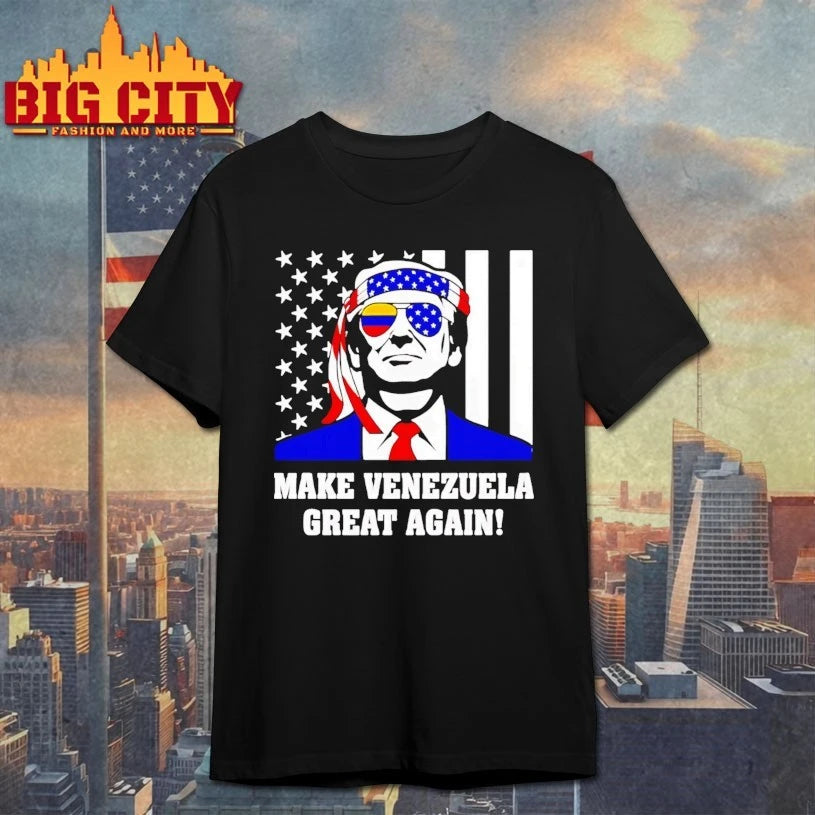 Trump Make Venezuela Great Again flag shirt