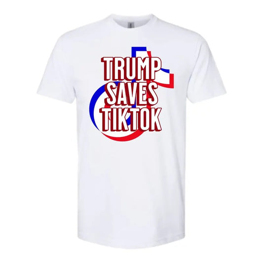 Trump Saves TikTok- Gildan, Comfy and Quality Shirt Hoodie, Sweatshirt | WearSparks.com