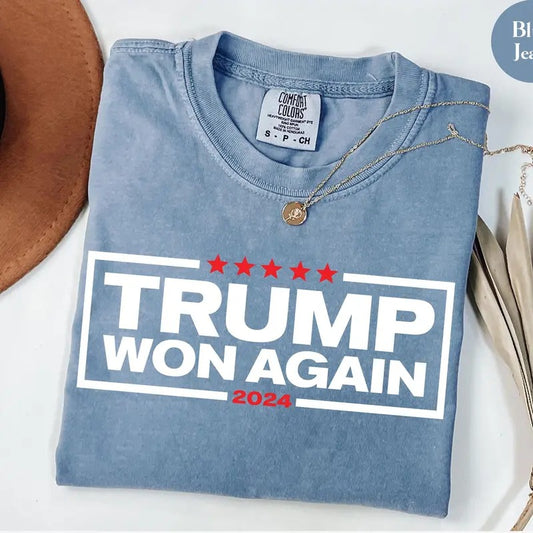 Trump Sweatshirt, Unisex Loose Fit 2024 Shirt, USA Election Shirt, American Flag Shirt