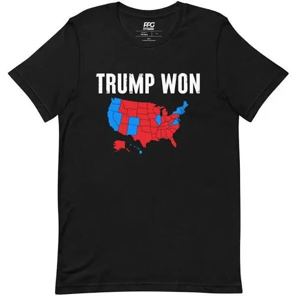 Trump Won Unisex T-Shirt, Unisex Trump Shirt Hoodie, Sweatshirt | WearSparks.com