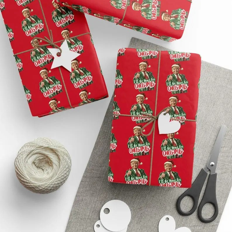 Trump Wrapping Paper, Trump Christmas Gift Wrap Paper, Republican Wrapping Paper, Trump Santa Wrapping Paper T-Shirts,...