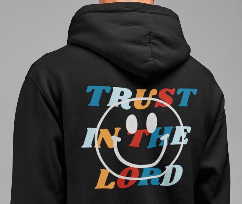 Trust In The Lord Hoodie Christian Apparel Oversized Hoodie Aesthetic Clothing Faith Christian Sweatshirt Christian...
