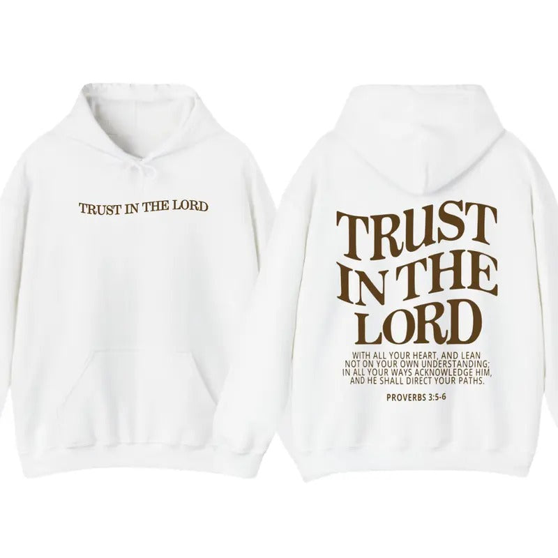 Trust in the Lord Christian Hoodie DRG Jesus, T-Shirt DRG Jesus Apparel, Hoodie Aesthetic Clothing Trendy Hoodie and...