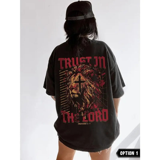 Trust in the Lord Shirt Christian Streetwear Christian Crewneck Faith Based Christian Merch Christian Clothes Made to...