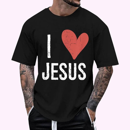 Trusting God Religious Jesus Designs I Love Jesus T-Shirt