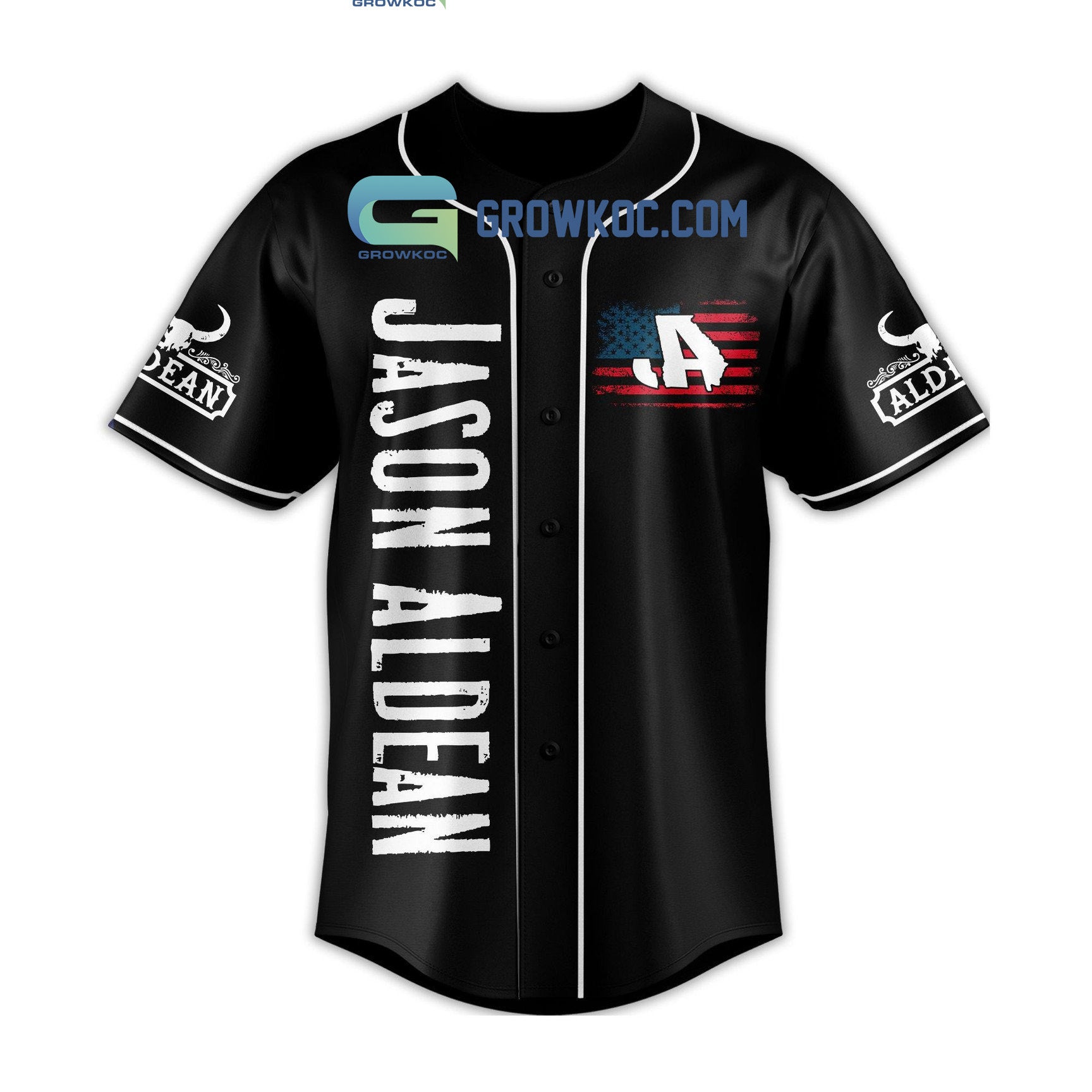 Try That In A Small Town Jason Aldean Black Design Baseball Jersey