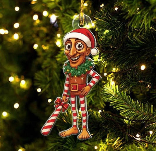 Tung Tung Tung Sahur Christmas Ornament, Funny Meme Holiday Ornament, Santa Party Humor Tree Decor Gift T-Shirts, Hoodie,...