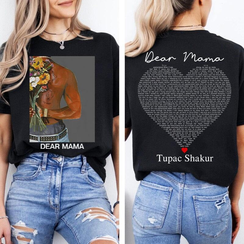 Tupac Dear Mama Shirt, Vintage Tupac Shakur Shirt, 2Pac 90s Shirt, 2Pac Shakur Shirt, Vintage 90s Bootleg Tupac Shirt,...