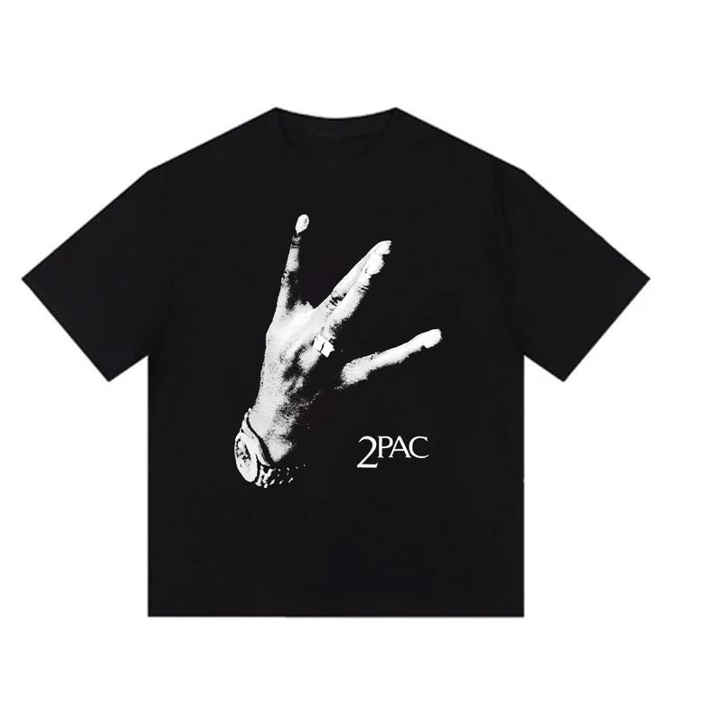 Tupac Handsign Shirt, Vintage Tupac Graphic Tees, Tupac Shakur Shirt, 2Pac Shirt, 90s Merch, Rapper Shirt, Hip Hop 90s...