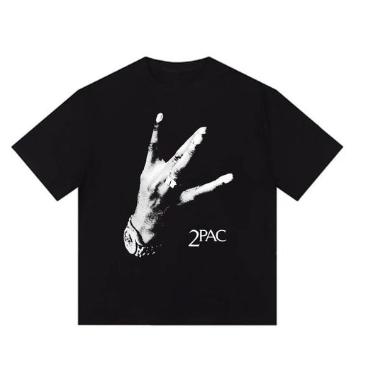 Tupac Handsign Shirt, Vintage Tupac Graphic Tees, Tupac Shakur Shirt, 2Pac Shirt, 90s Merch, Rapper Shirt, Hip Hop 90s...