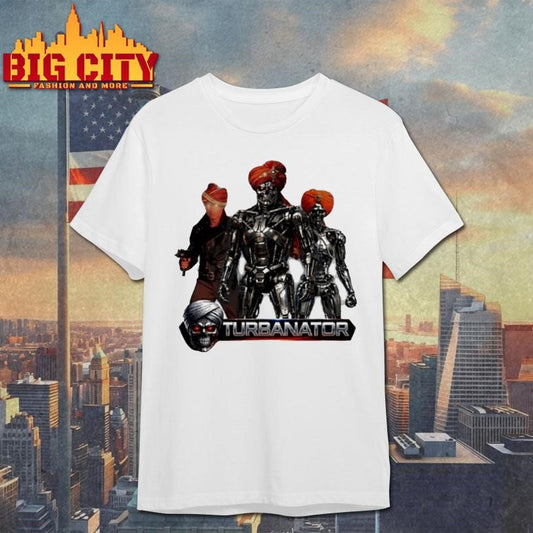Turbanator Terminator Ghost Rider India Shirt