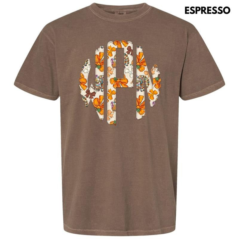 Turkey Disco Monogram Comfort Colors T-Shirt 'NLB' Hoodie, Sweatshirt | WearSparks.com