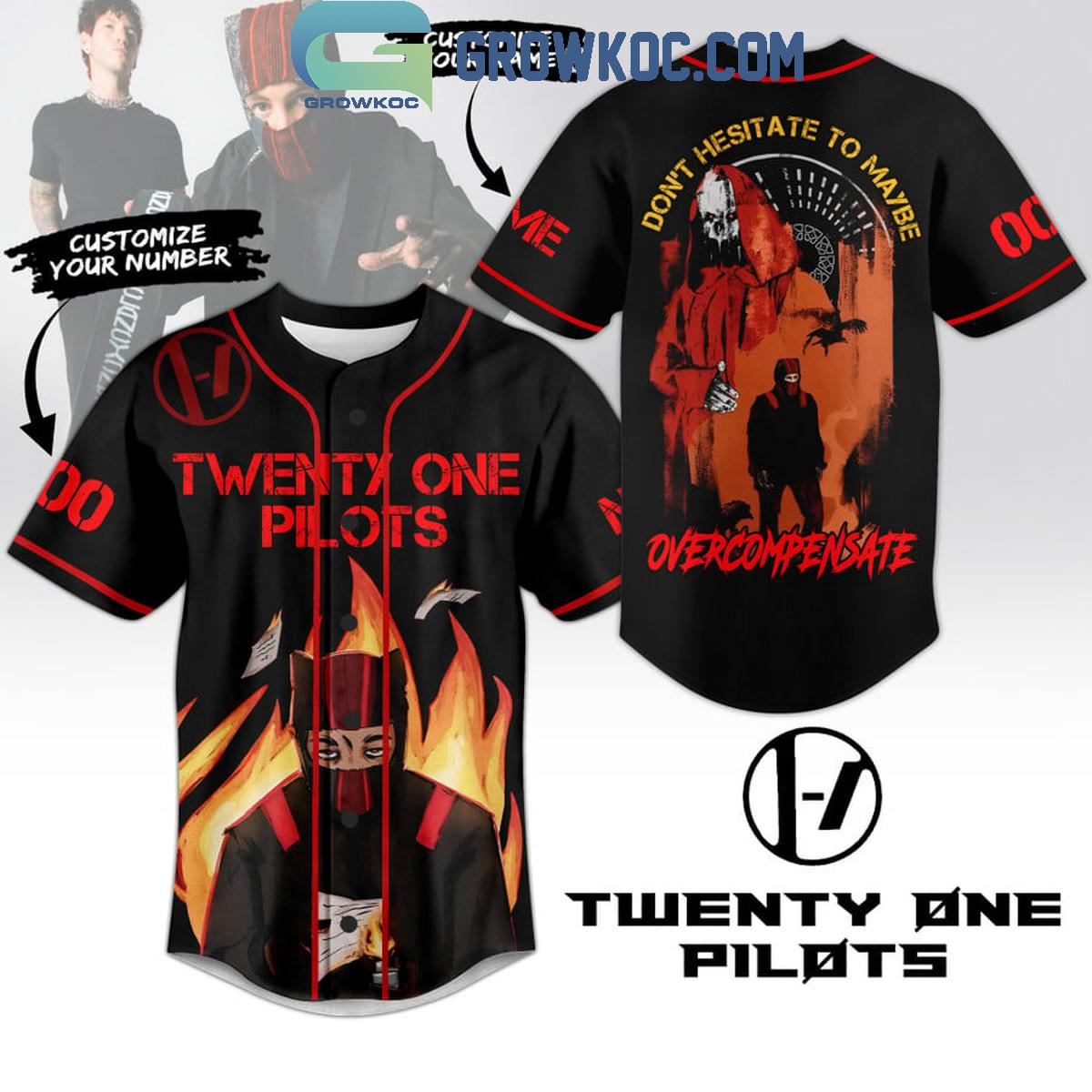 Twenty One Pilots Don’t Hesitate To Maybe Overcompensate Personalized Baseball Jersey
