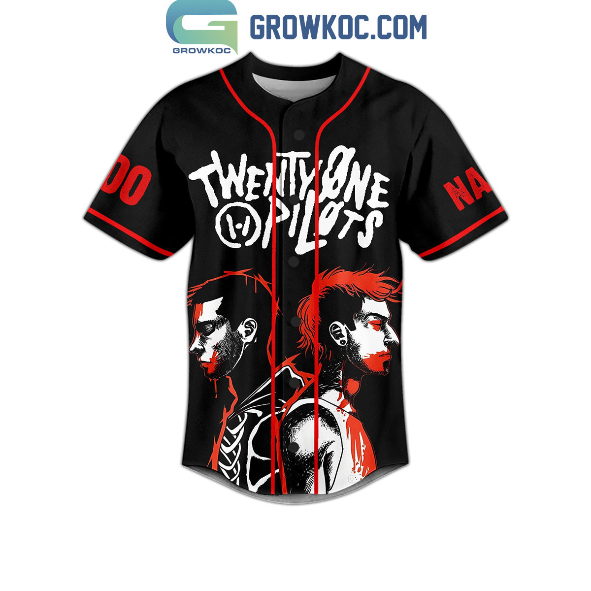 Twenty One Pilots I’m Fairly Local I’ve Been Around Personalized Baseball Jersey