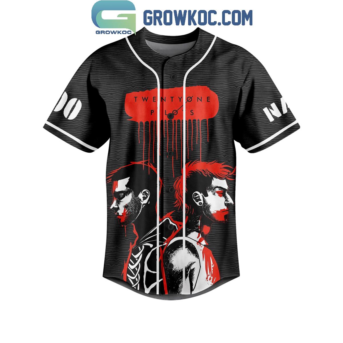 Twenty One Pilots I’m Never What I Kike I’m Double Sided Personalized Baseball Jersey